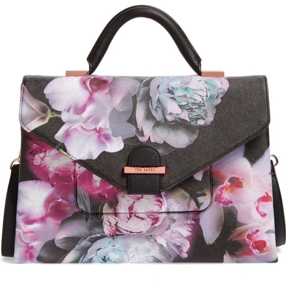 Ted Baker London Ethereal Posie Faux Leather Satchel